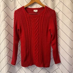 2/$20 Old Navy Red Sweater Crew Neck